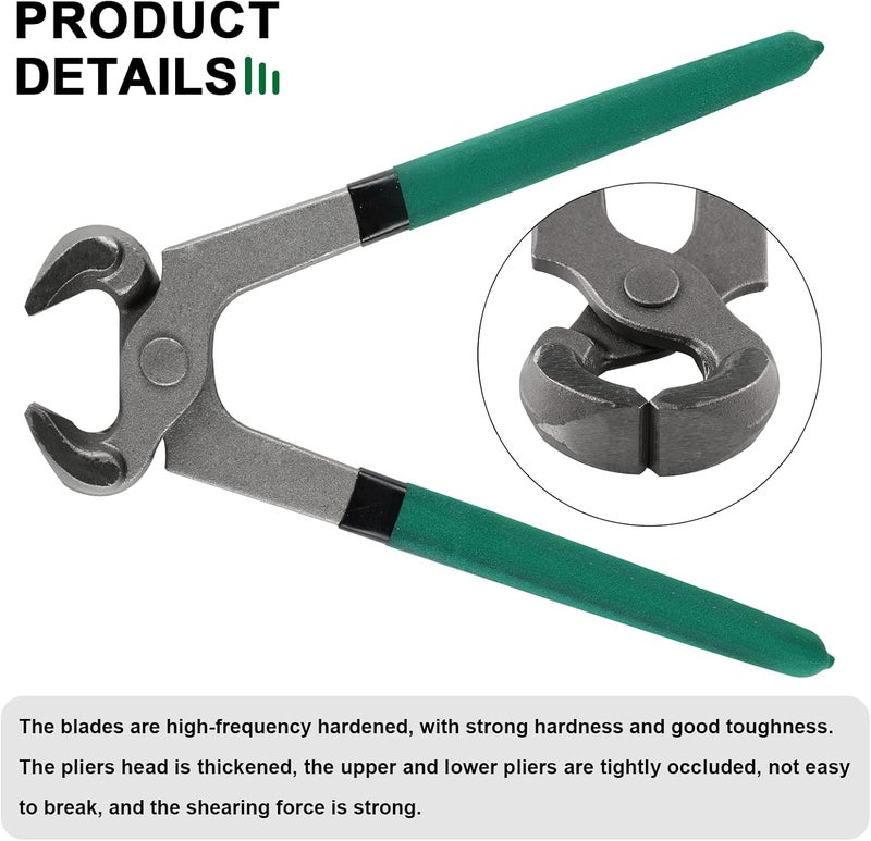 Epidioxi Goats Hoof Nipper 8" Carbon Steel Farrier Tool Multi-Purpose Hoof Trimmers with Plastic Grips for Cattle Sheeps Horses - Image 2